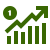 icons8 sales graph 50